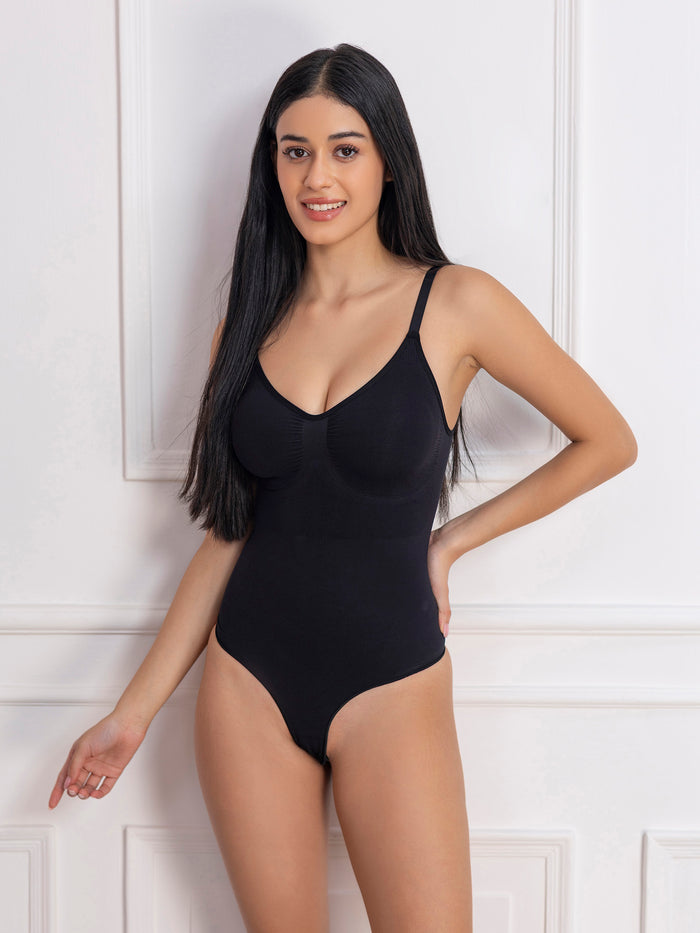 Compression Shapewear Bodysuit with Thong