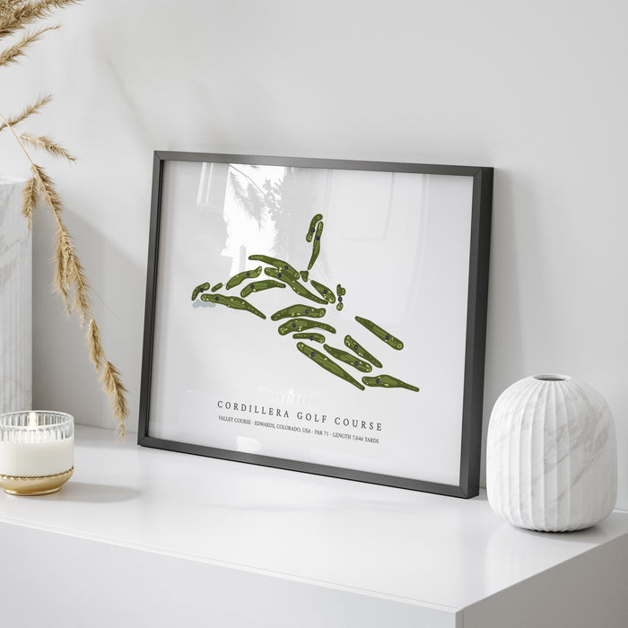 Cordillera Golf Course - Valley Course | Golf Course Map | On Table