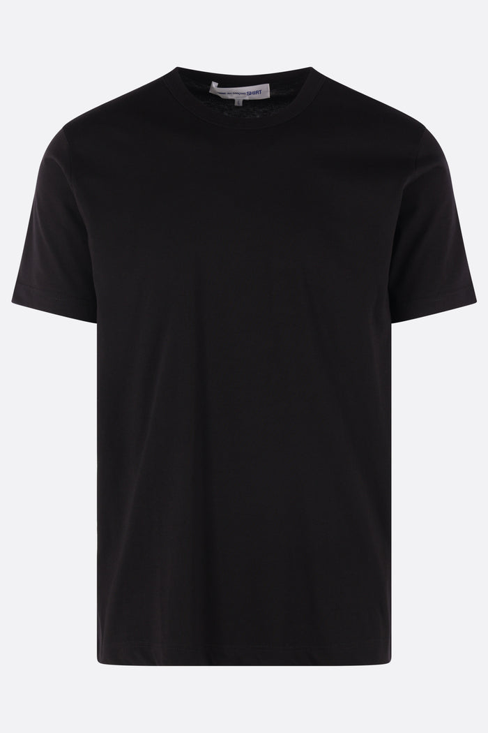 cotton t-shirt with logo print