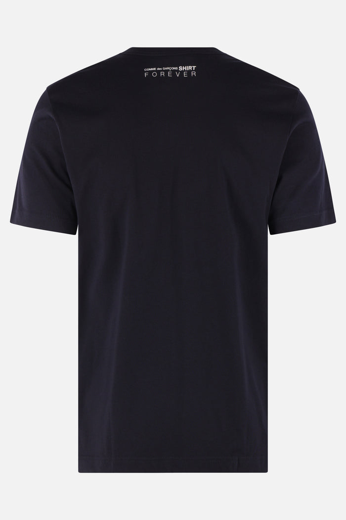 cotton t-shirt with logo print