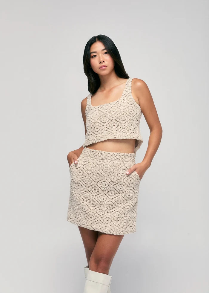 Crochet Mini Skirt