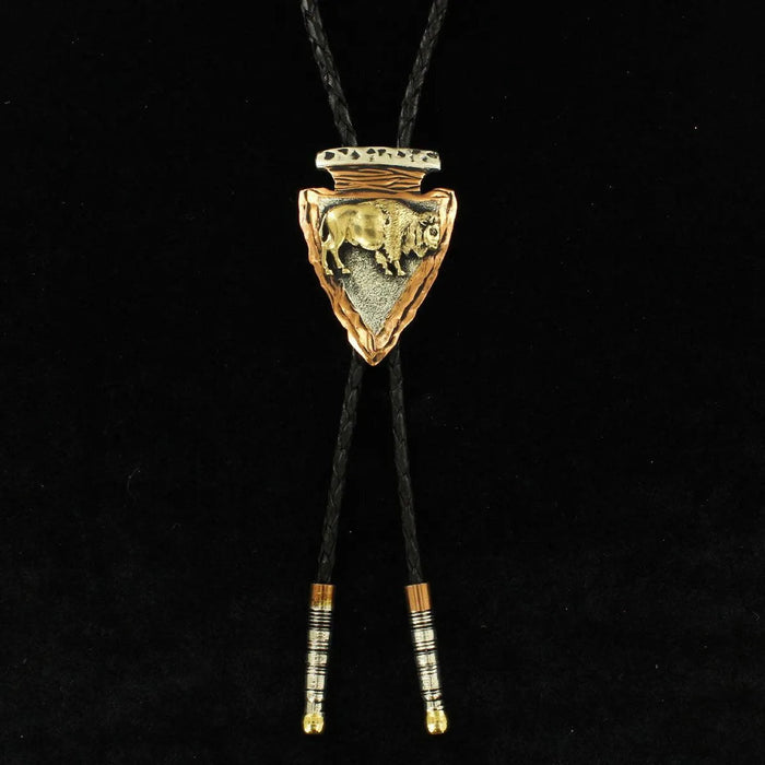 Crumrine Arrowhead Buffalo - Bolo Tie - Hatcountry