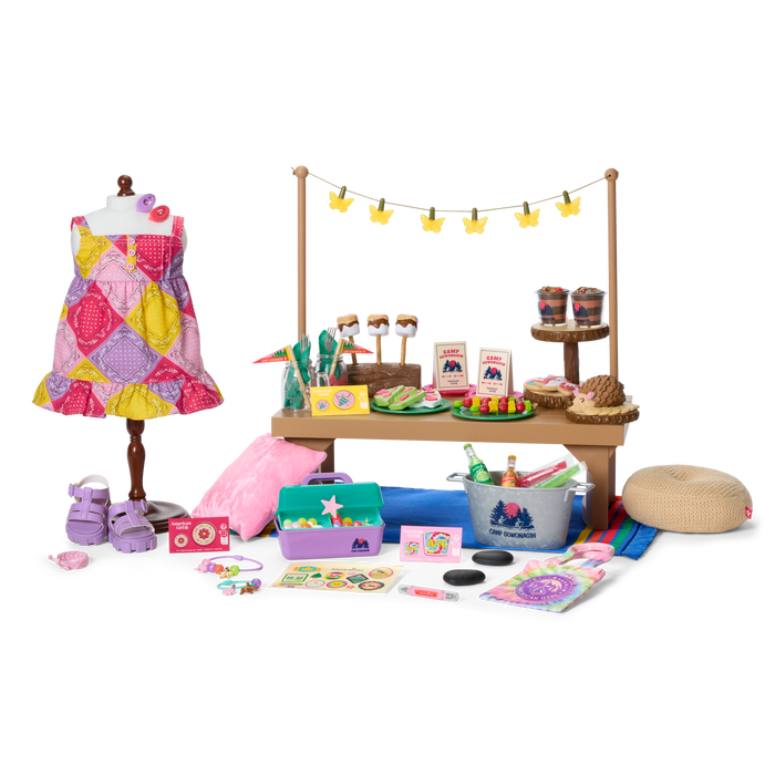 Daisy Davenport’s™ Camp Table, Outfit & Crafts Bundle for 18-inch Dolls (Girl of the Year™ 2027)
