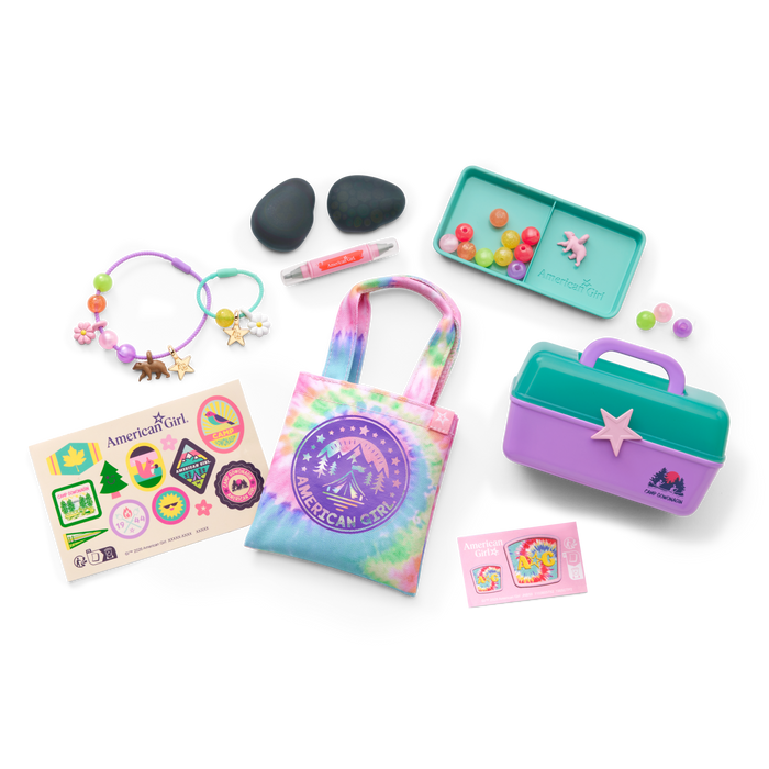 Daisy Davenport’s™ Camp Table, Outfit & Crafts Bundle for 18-inch Dolls (Girl of the Year™ 2027)