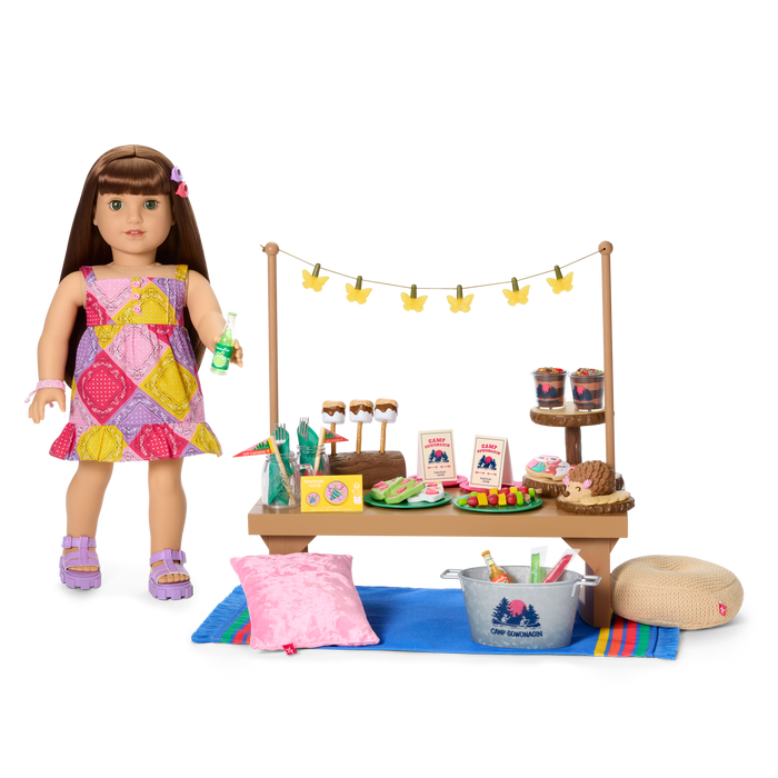 Daisy Davenport’s™ Camp Table, Outfit & Crafts Bundle for 18-inch Dolls (Girl of the Year™ 2027)