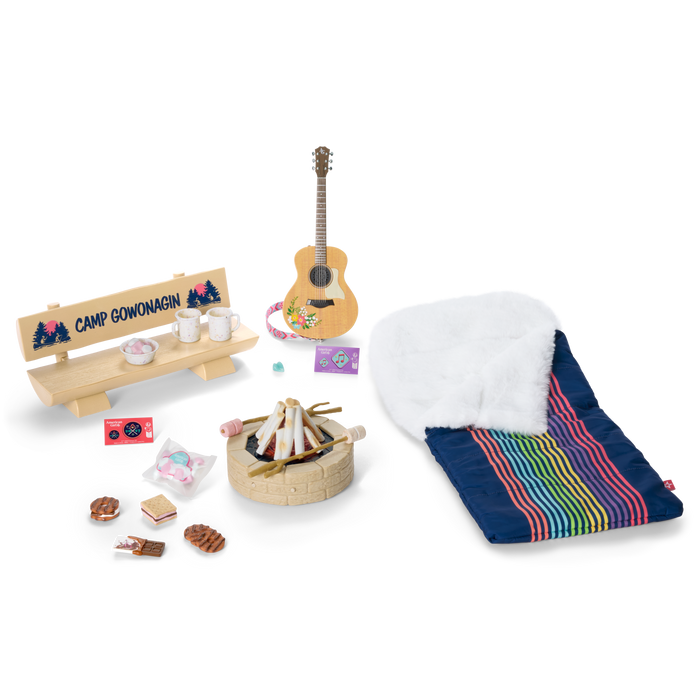 Daisy Davenport’s™ Campfire Set & Guitar Bundle for 18-inch Dolls (Girl of the Year™ 2027)