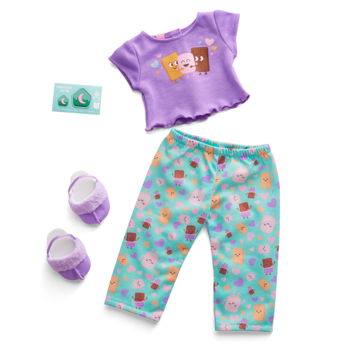 Daisy Davenport’s™ S’mores PJs Bundle for Girls & for 18-inch Dolls (Girl of the Year™ 2027)