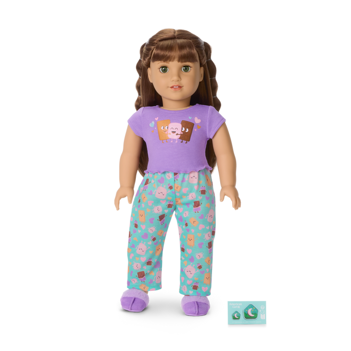 Daisy Davenport’s™ S’mores PJs Bundle for Girls & for 18-inch Dolls (Girl of the Year™ 2027)