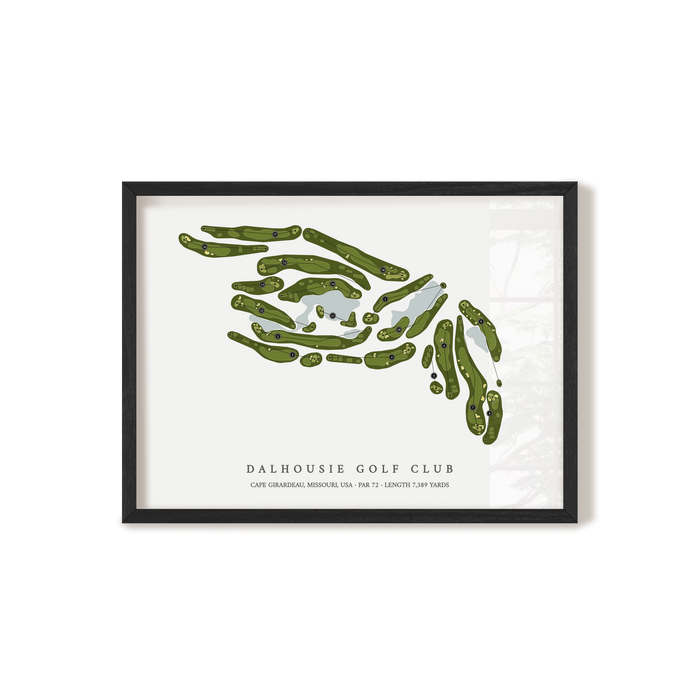 Dalhousie Golf Club | Golf Course Map | Black+Frame