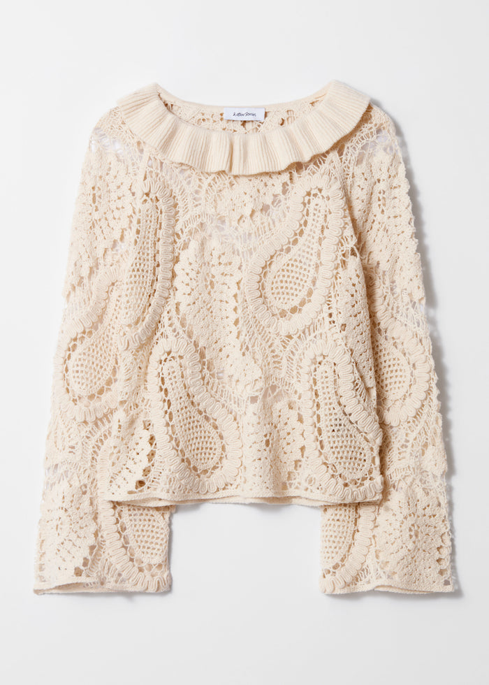 & Other Stories - Dasha Crochet Top - Beige -