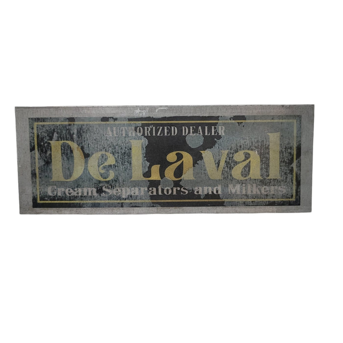 de laval separators and milkers sign weathered