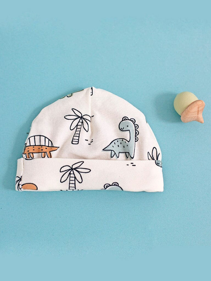 Bright Dino Buddies Gift Box - Incubator Vest, Hat & Muslin Gift Set Little Mouse Baby Clothing & Gifts