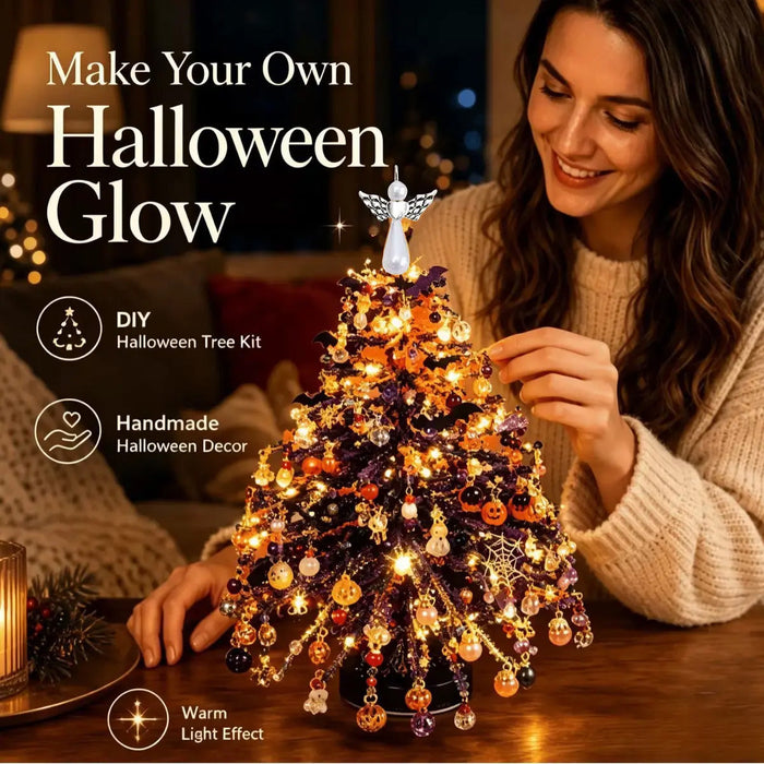 DIY Beaded Christmas Tree Kit — Create Your Own Sparkling Holiday Decor