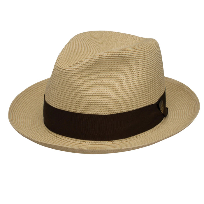 Dobbs Rosebud - Straw Fedora Hat - Hatcountry