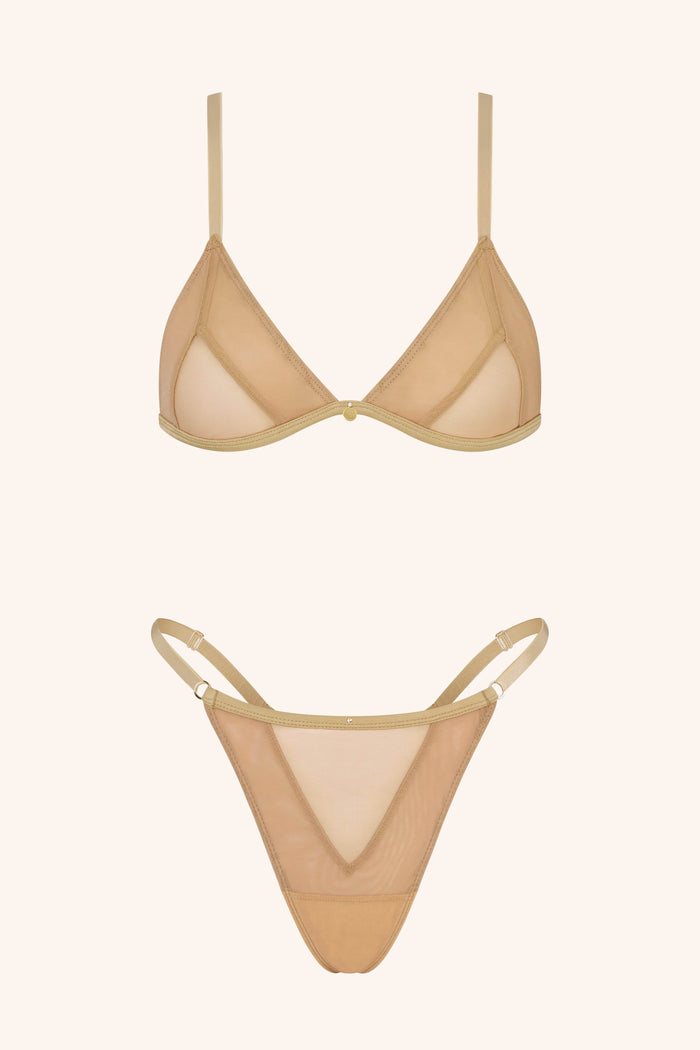 Dolce XS / Nude Triangle Balck