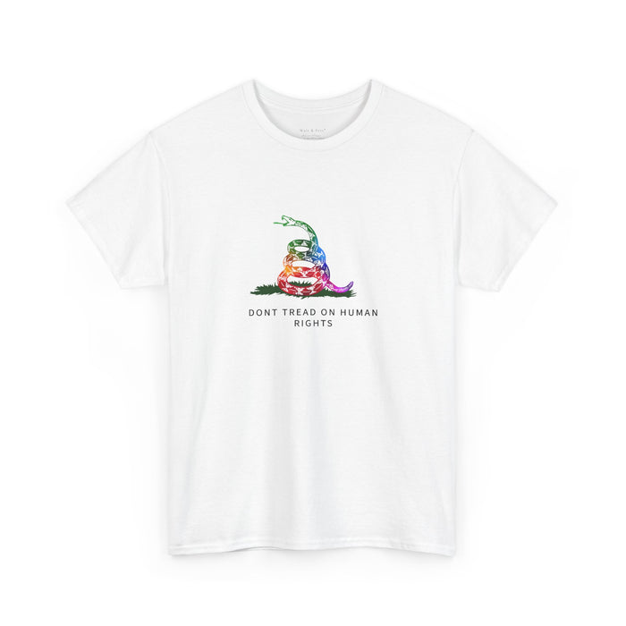 Don't Tread on Human Rights Graphic T-Shirt | Equality Activist Tee