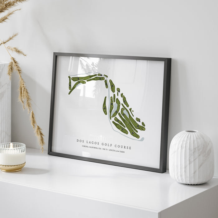 Dos Lagos Golf Course | Golf Course Map | On Table