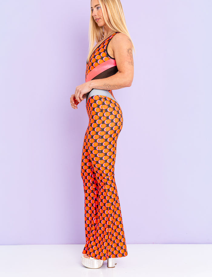 Double Vision Flared Catsuit