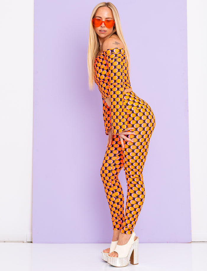 Double Vision Off-The-Shoulder Top