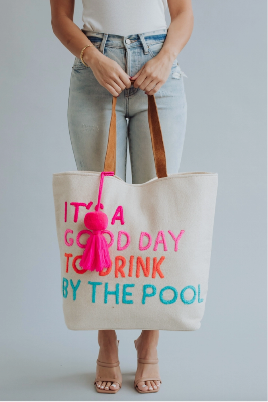 Drink By The Pool Tote