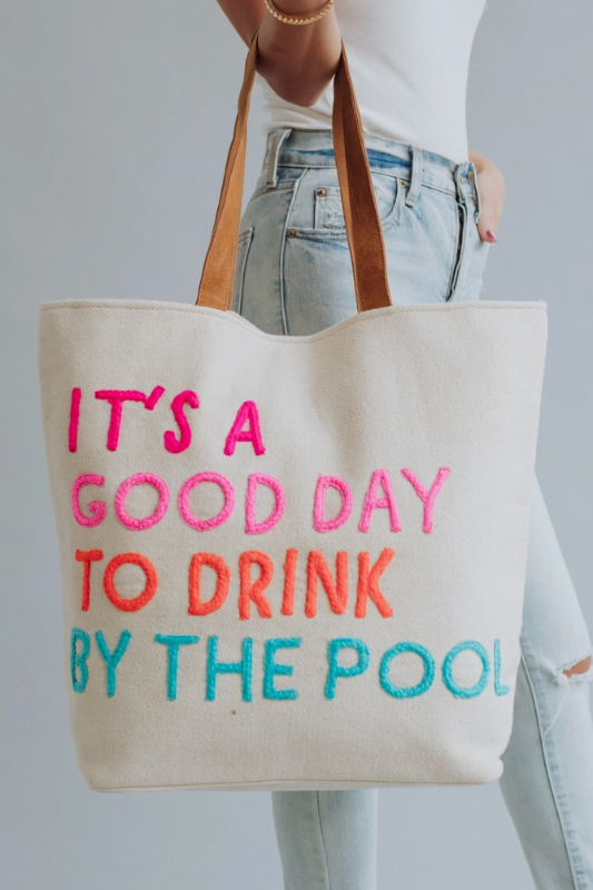 Drink By The Pool Tote