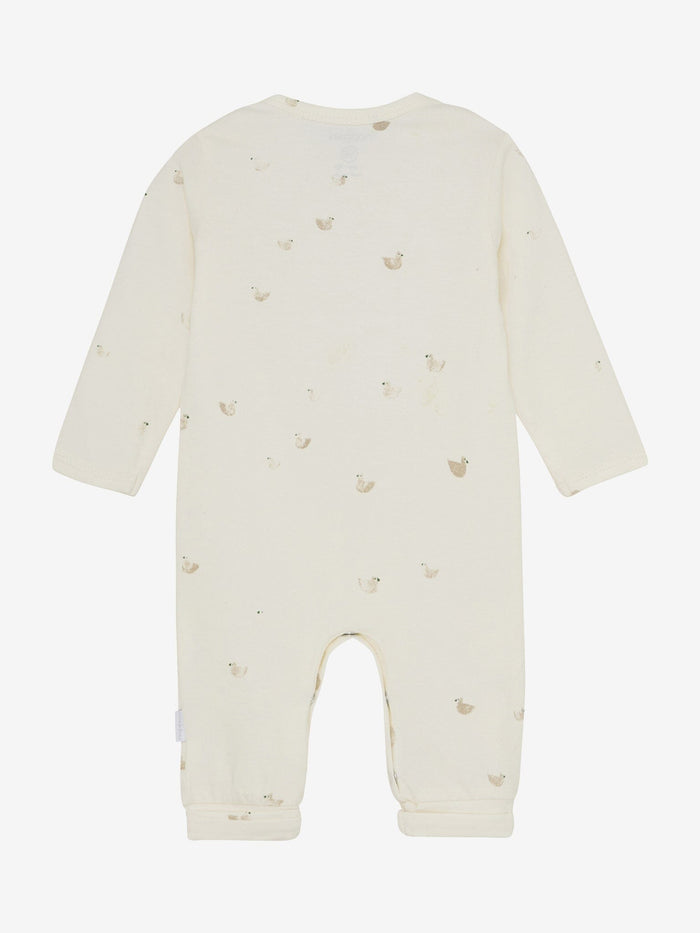 Duck Print Long Sleeve Playsuit Sleepsuit / Babygrow Noppies