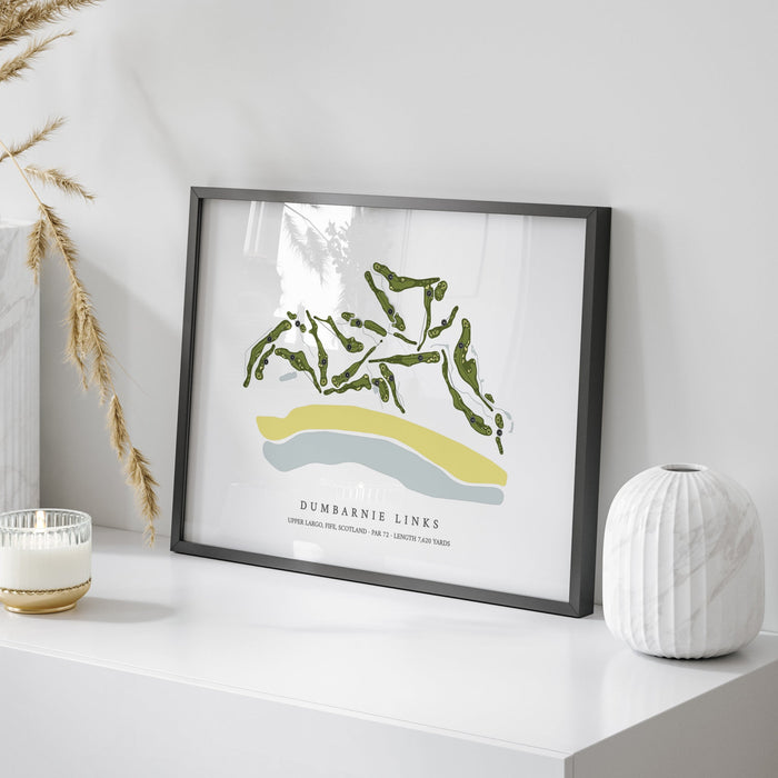 Dumbarnie Links | Golf Course Map | On Table