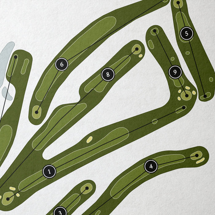 Ebensburg Country Club | Golf Course Map | Close Up