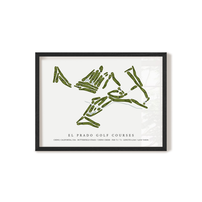 El Prado Golf Courses | Golf Course Map | Black+Frame