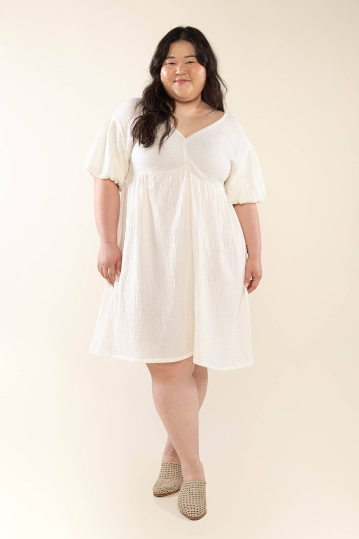 Elodie Babydoll Dress in Black