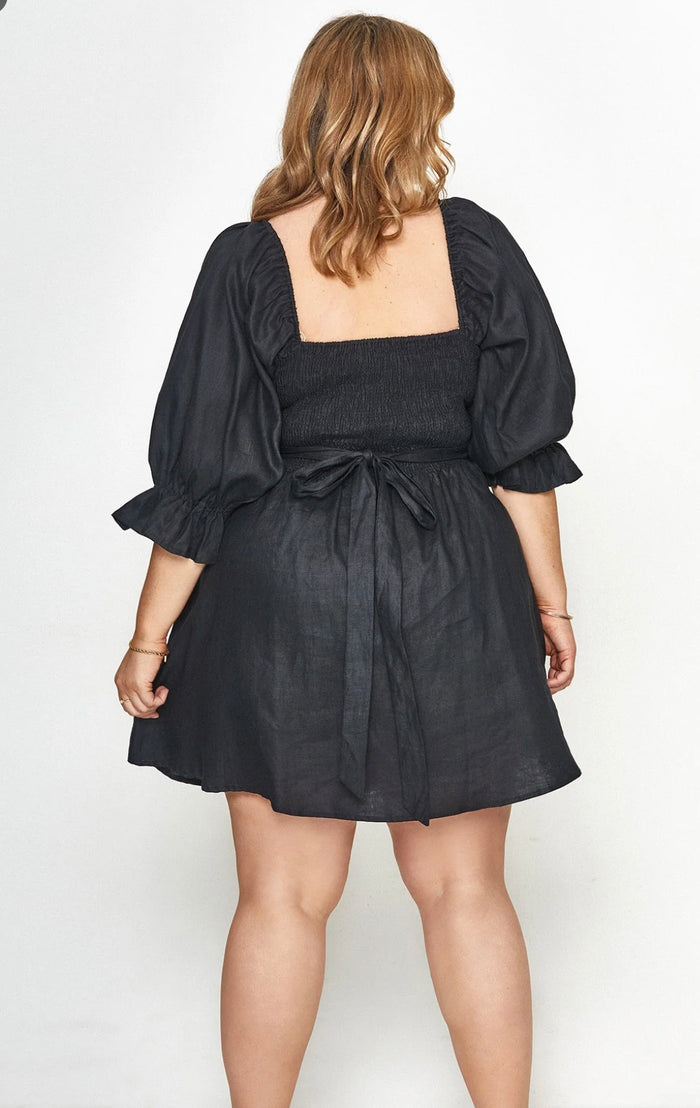 Eloise Dress in Black - Laluxe Femme