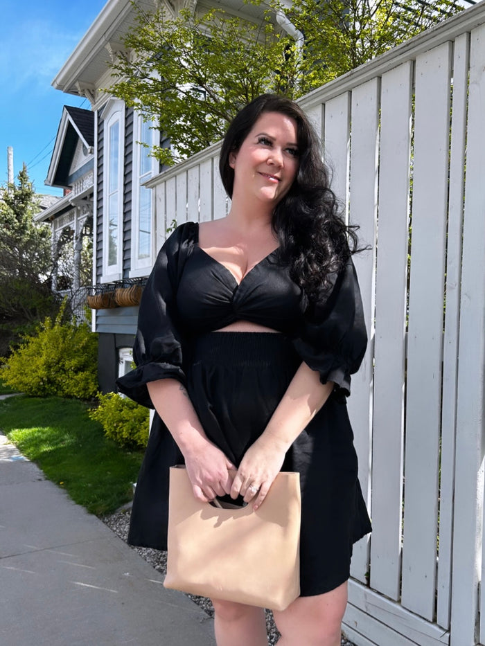 Eloise Dress in Black - Laluxe Femme