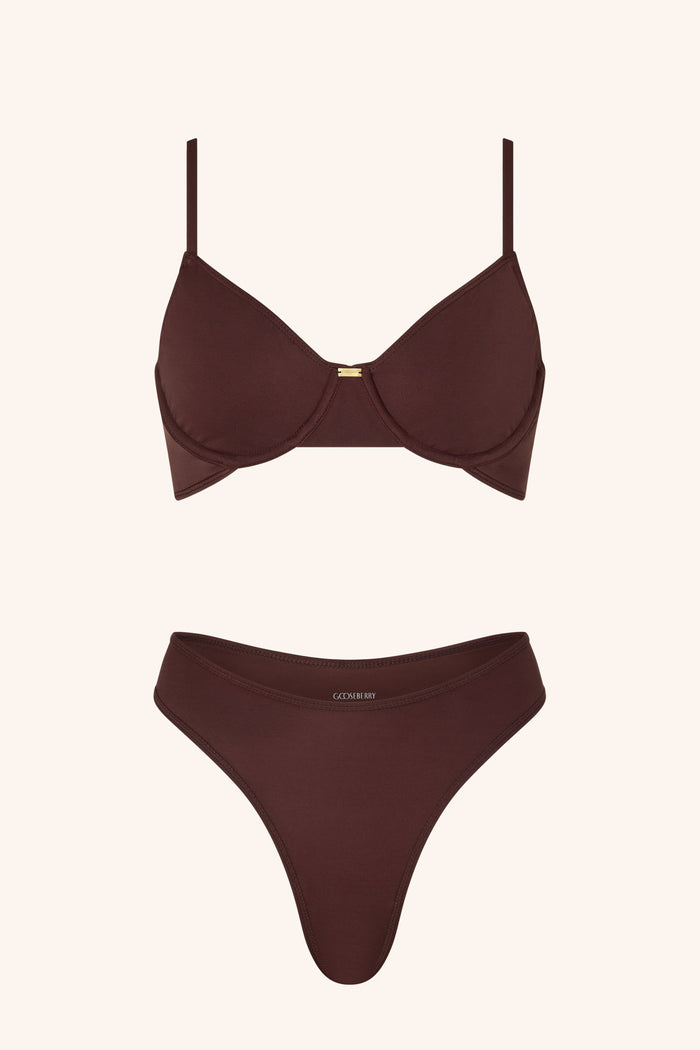 Everyday XS / Brown Bra Brown