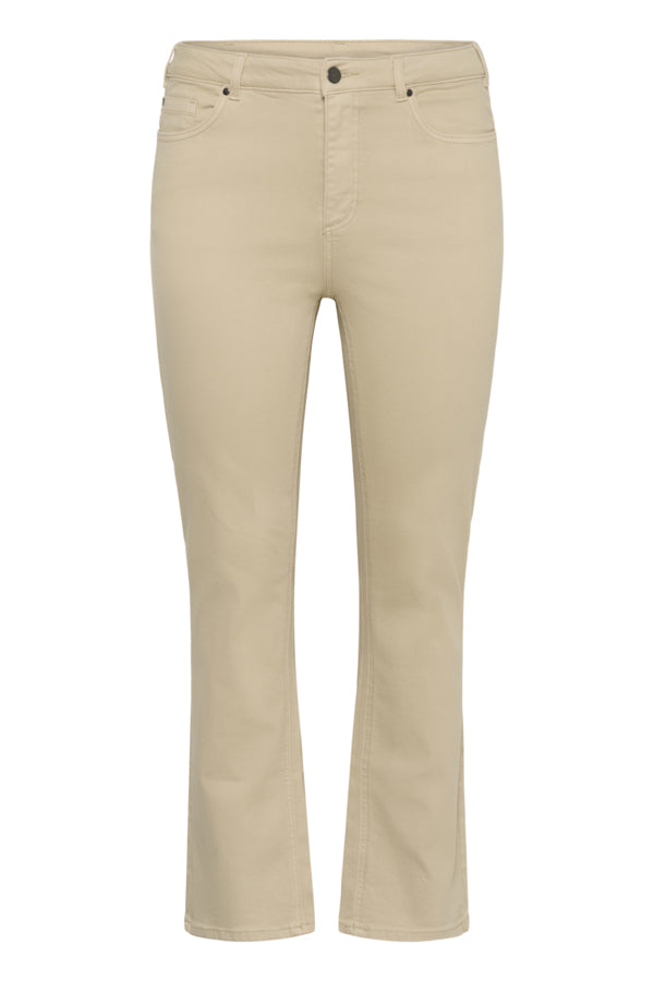 Beige pants on a white background