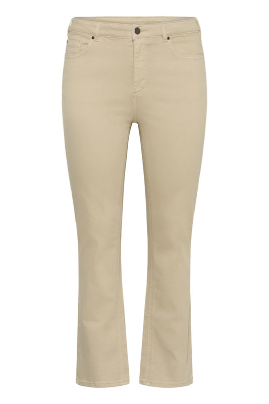 Beige pants on a white background