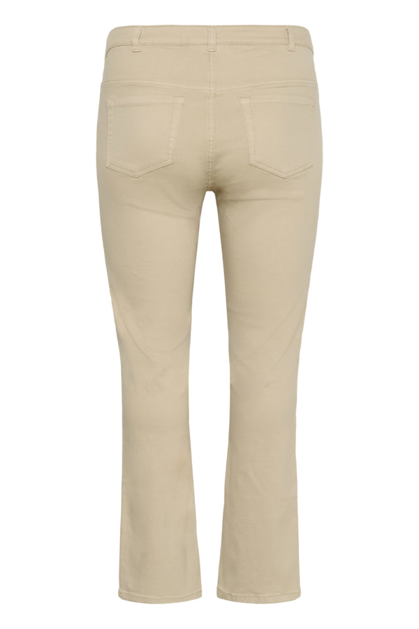 Beige pants on a white background