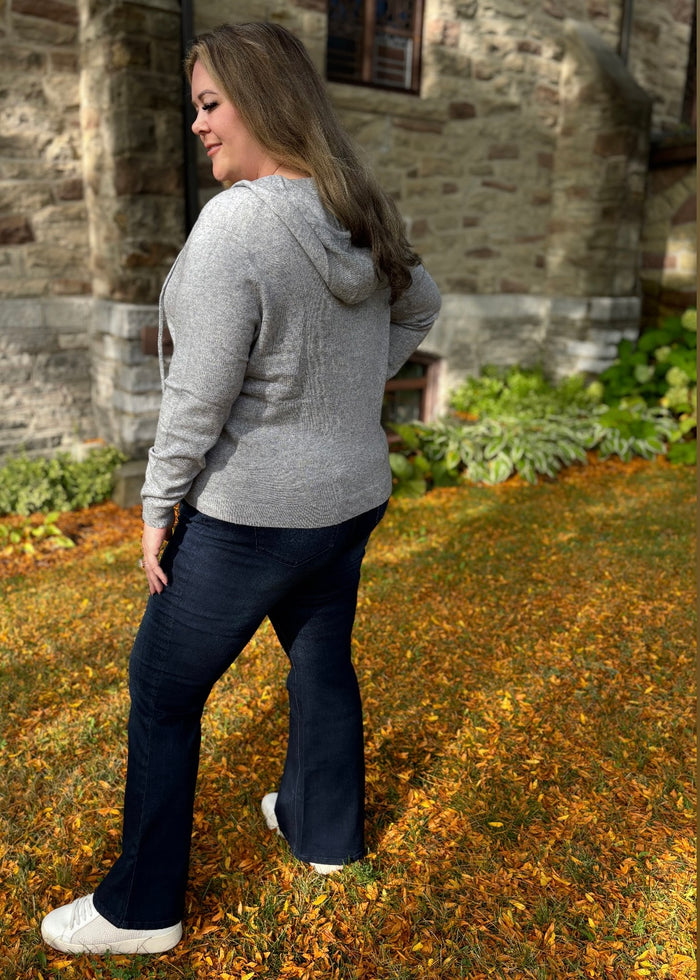 Finlay Cashmere Hoodie in Grey