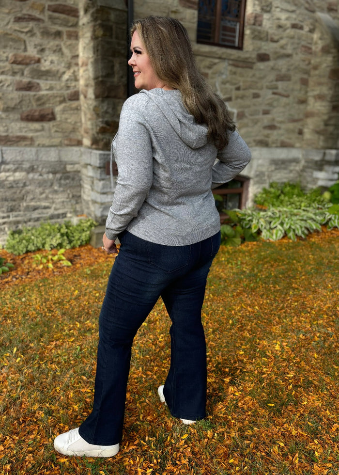 Finlay Cashmere Hoodie in Grey