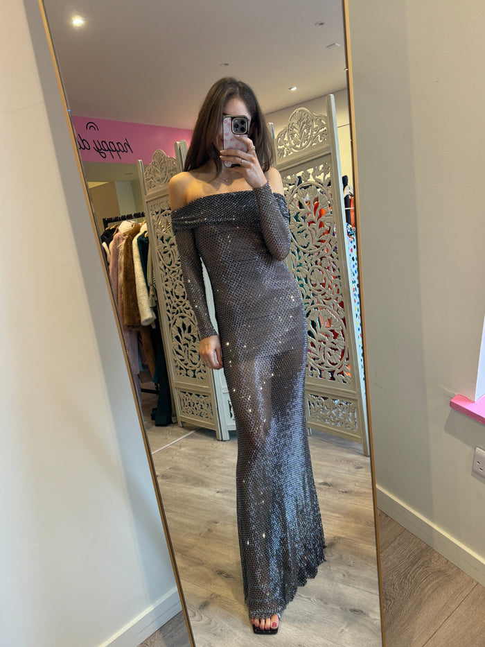 Fishnet Gown