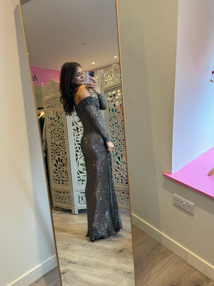 Fishnet Gown