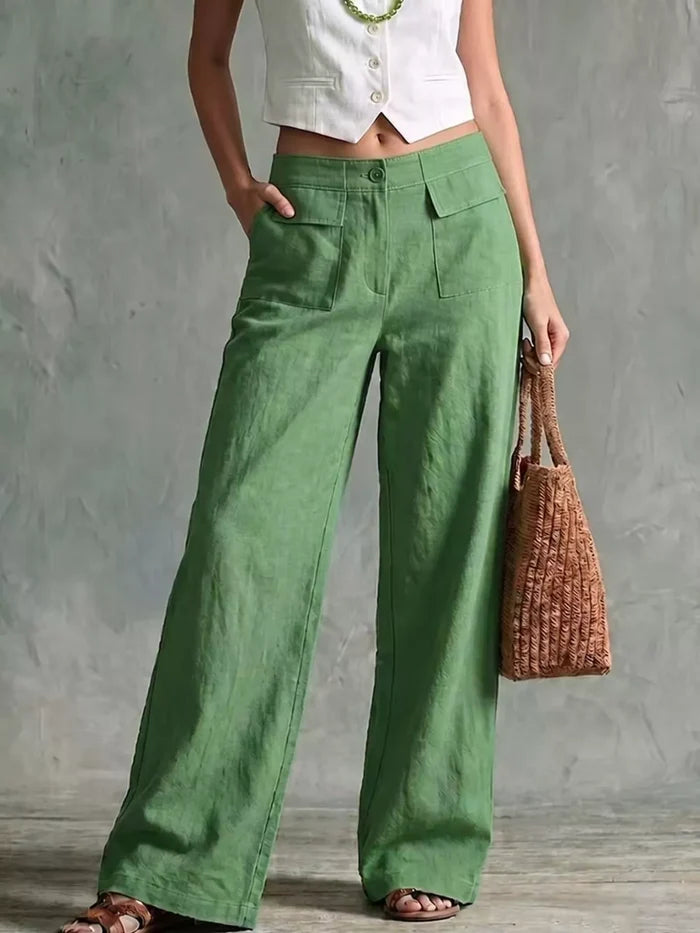 Full Size Wide Leg Pants Plus Size