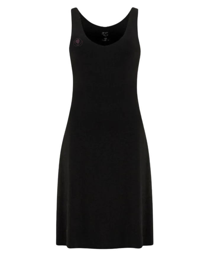 Gemsli FK309 41" Black Luxury V Neck Cami Slip Myselflingerie.com