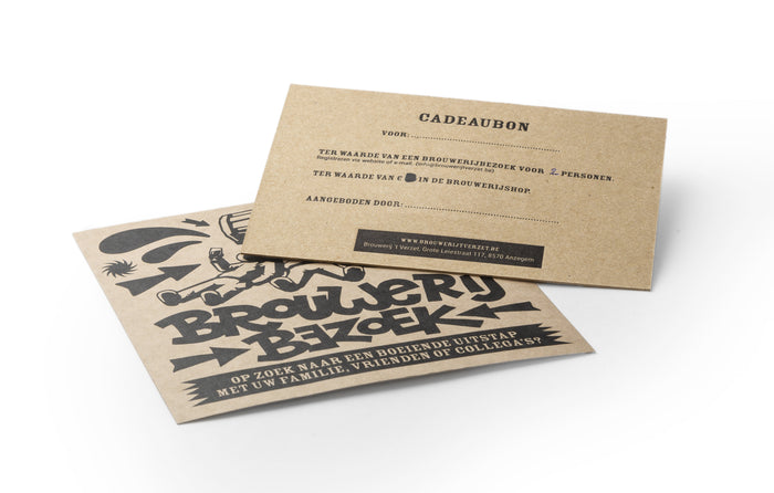 Giftcard Brouwerij 't Verzet