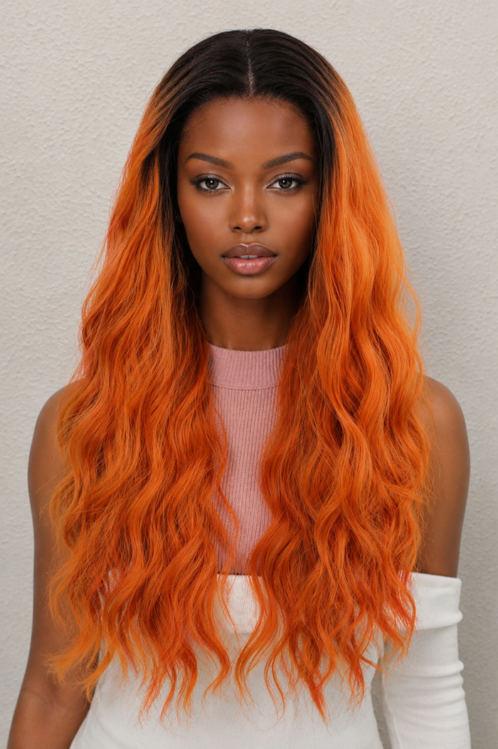 Gilded Strands™ Ginger Spice Wave Wig — 24"