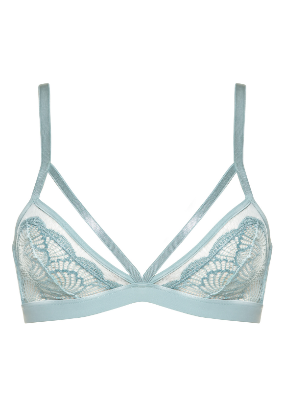 Gina Bralette Smoke Blue
