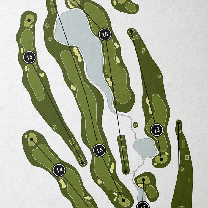 Glenwild Golf Club | Golf Course Map | Close Up