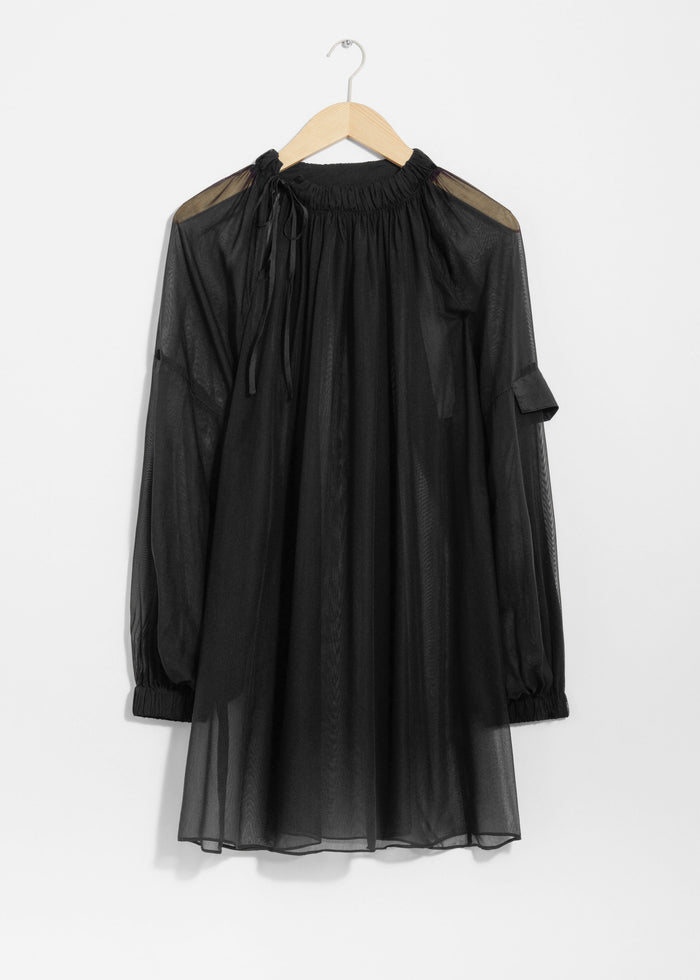 & Other Stories - Glory Minidress - Black -