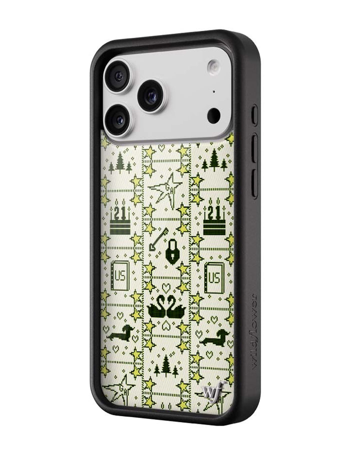 Wildflower iPhone case 17 Pro Max Gracie Abrams Black Hearts