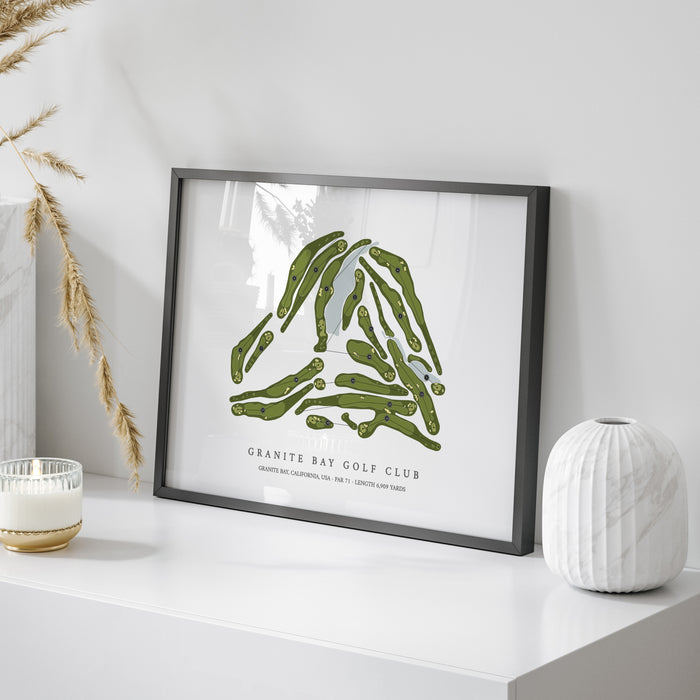 Granite Bay Golf Club | Golf Course Map | On Table