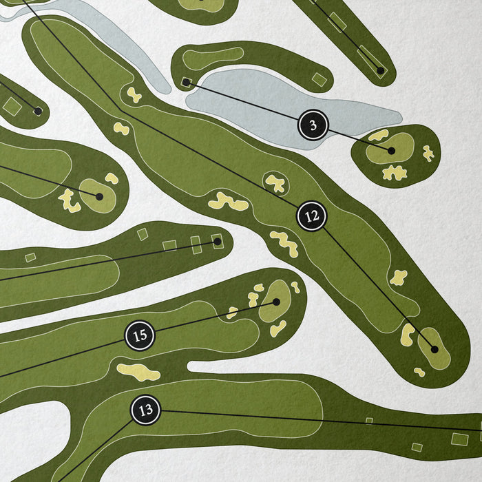 Granite Bay Golf Club | Golf Course Map | Close Up
